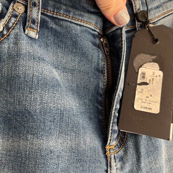 NWT Rag and Bone Cate Mid Rise Skinny Ankle Jeans - Picture 7 of 13
